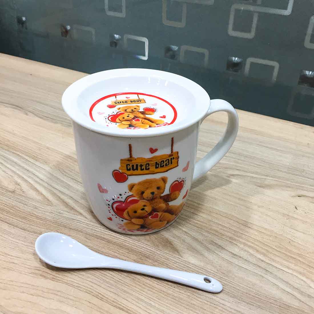 Cute Bear Mug - for Tea, Coffee & Gifts - ApkaMart