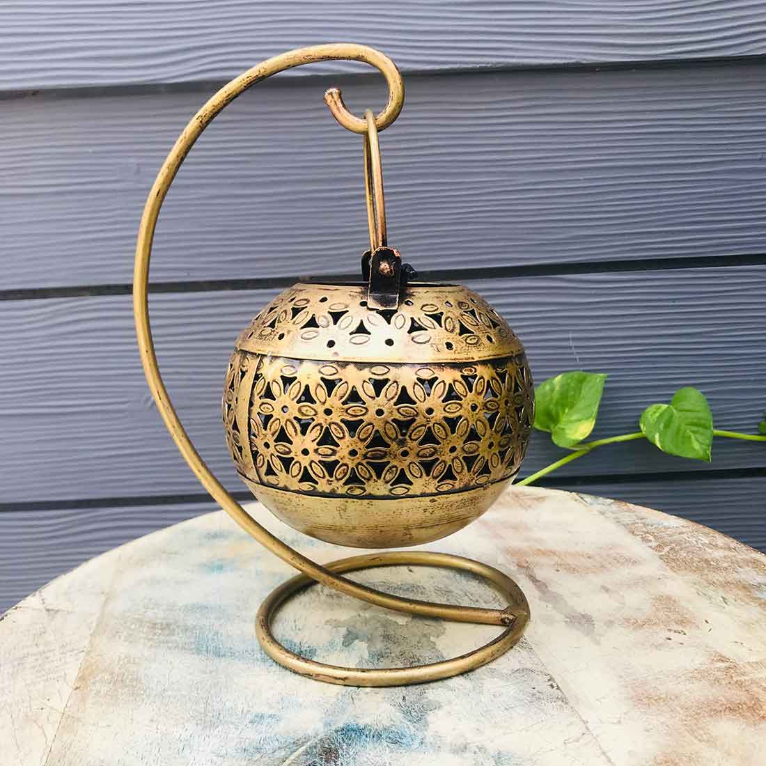 Candles Votives - Hanging Tea Light Holder - 10 Inch - ApkaMart