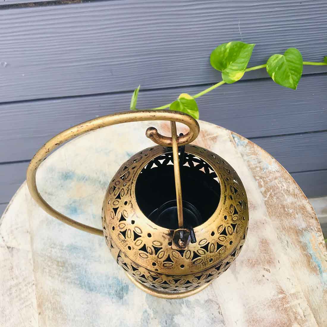 Candles Votives - Hanging Tea Light Holder - 10 Inch - ApkaMart