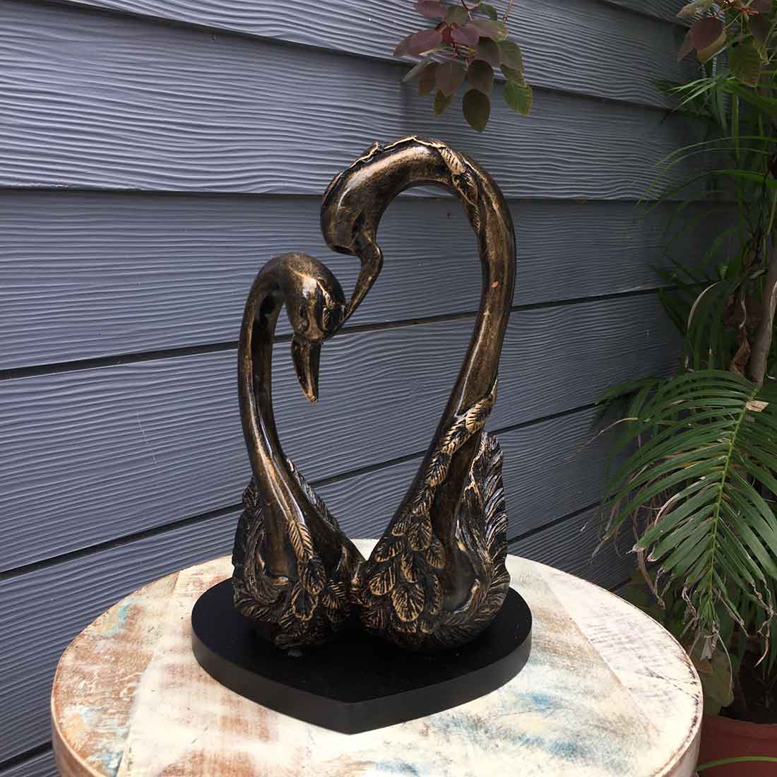 Swan Showpiece - For Home, Living Room & Table Decor - 12 Inch - ApkaMart