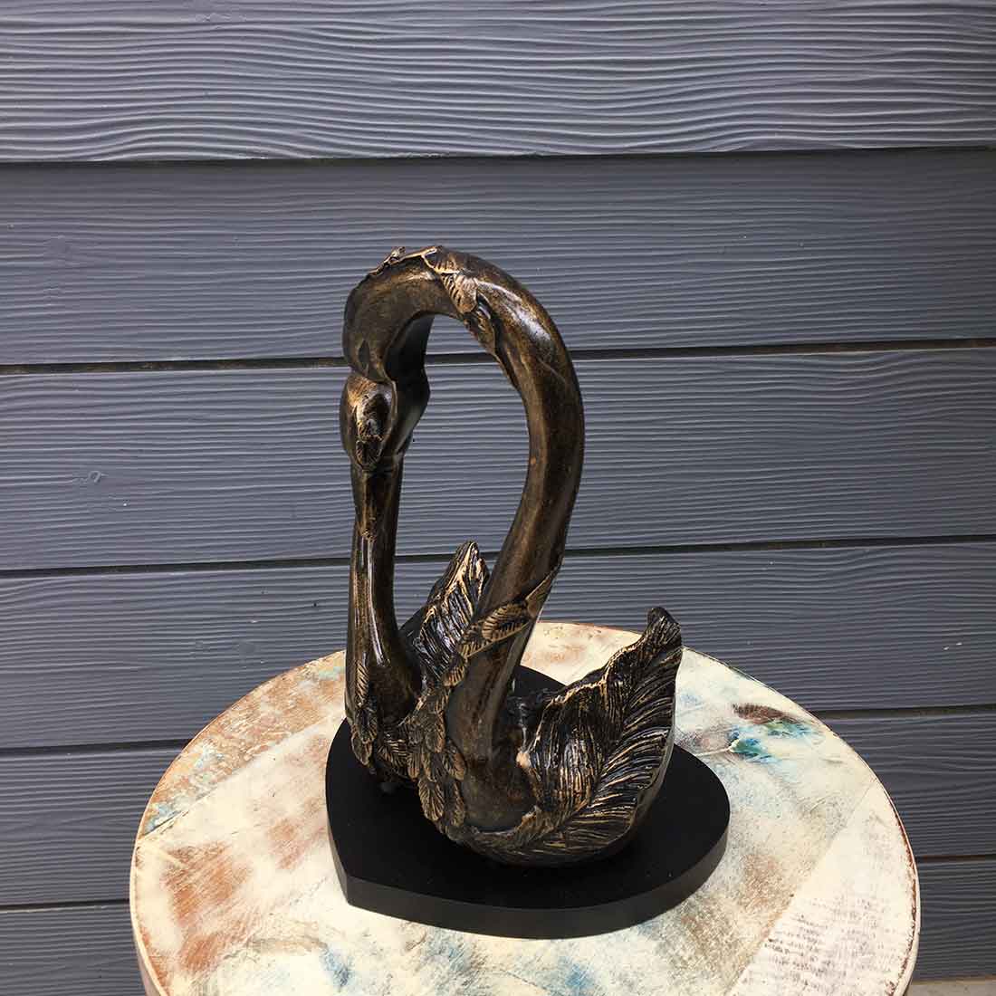 Swan Showpiece - For Home, Living Room & Table Decor - 12 Inch - ApkaMart