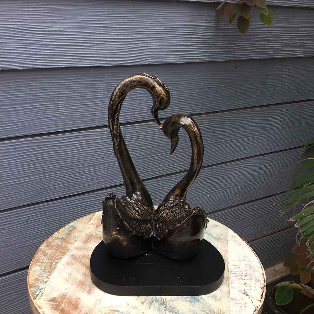 Swan Showpiece - For Home, Living Room & Table Decor - 12 Inch - ApkaMart