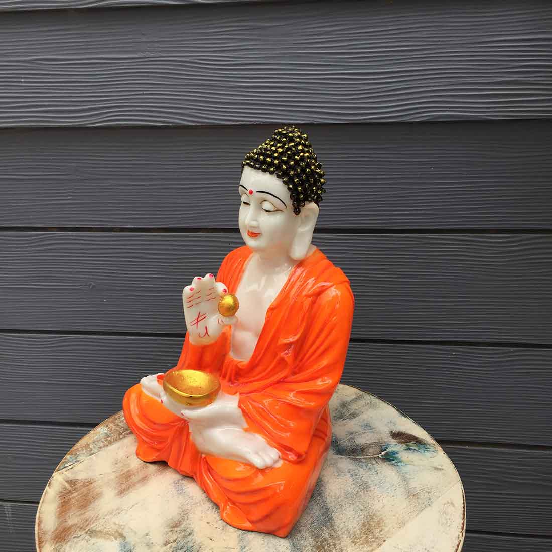 Gautam Buddha Statue - for Home Decor & Gifts -12 Inch - ApkaMart