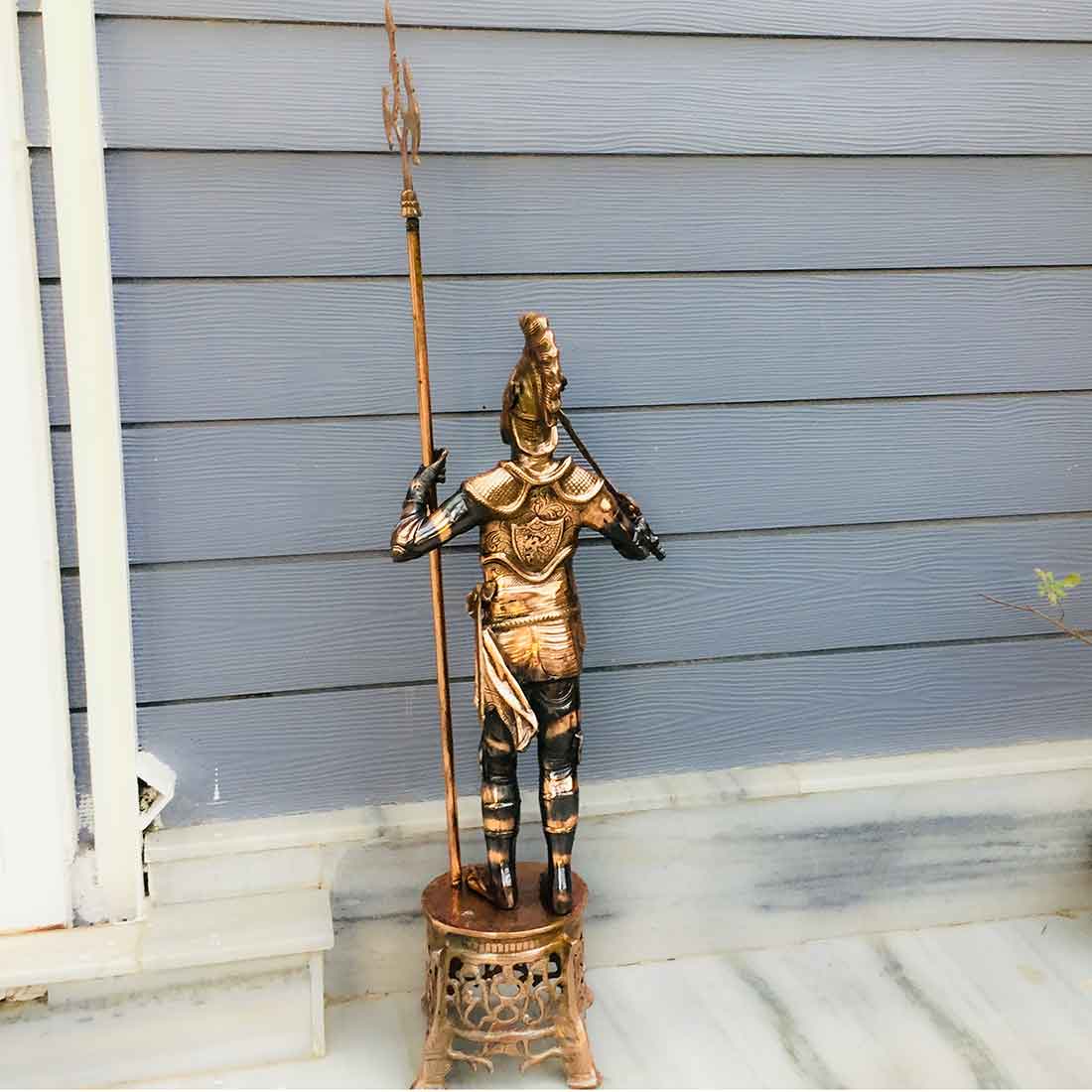 Soldier Figurine - Antique Showpiece - For Table Decor & Gifts - 35 Inch - ApkaMart