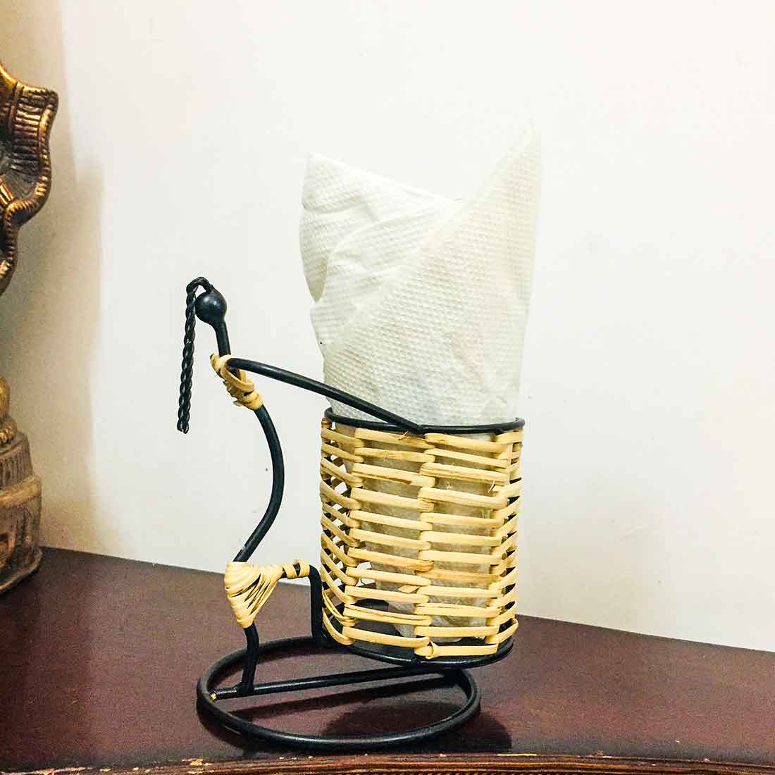 Showpiece Pen Holder | Desk Organizer - Girl Design - for Study Table - 7 Inch - ApkaMart