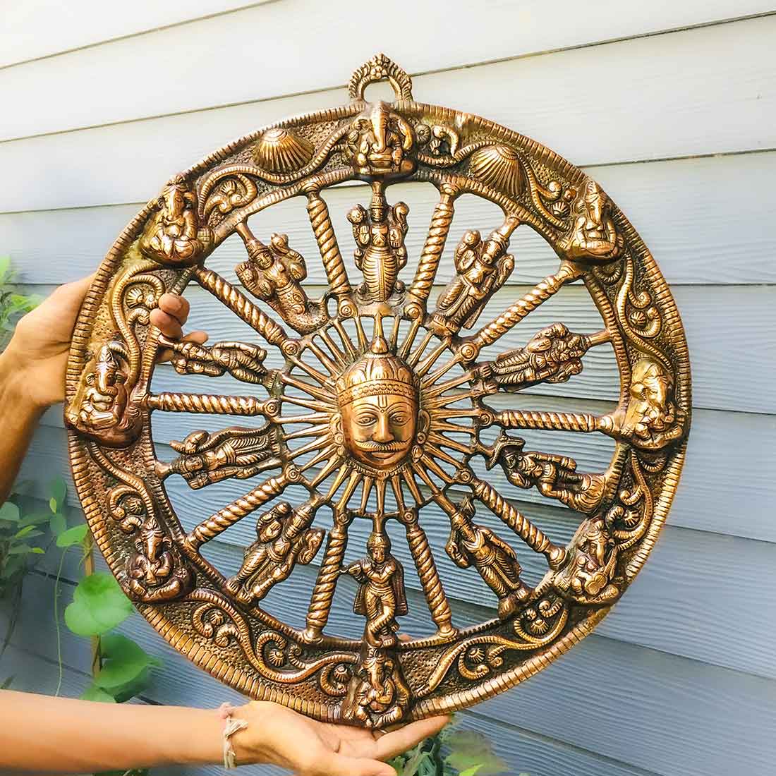 Sun Wall Hanging - For Living Room Interior Decoration - 22 Inch - ApkaMart