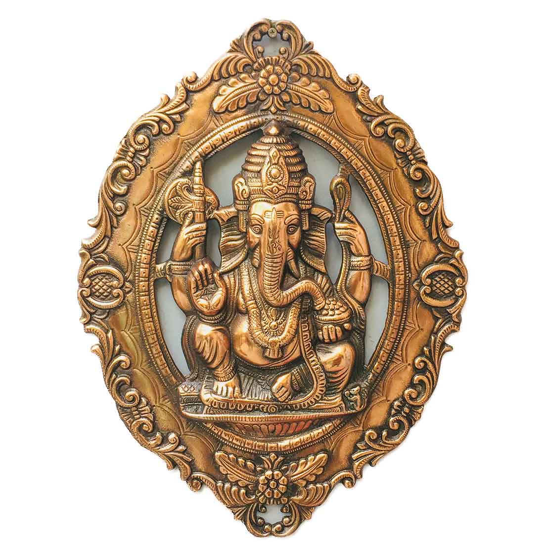 Ganpati Wall Art - For Pooja, Mandir & Home Decor - 20 Inch - ApkaMart