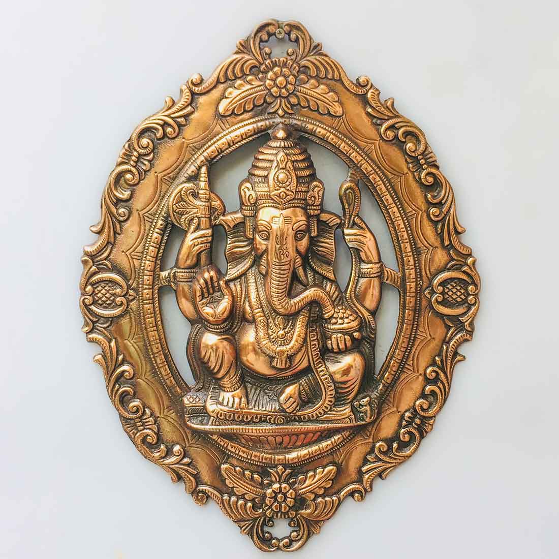 Ganpati Wall Art - For Pooja, Mandir & Home Decor - 20 Inch - ApkaMart