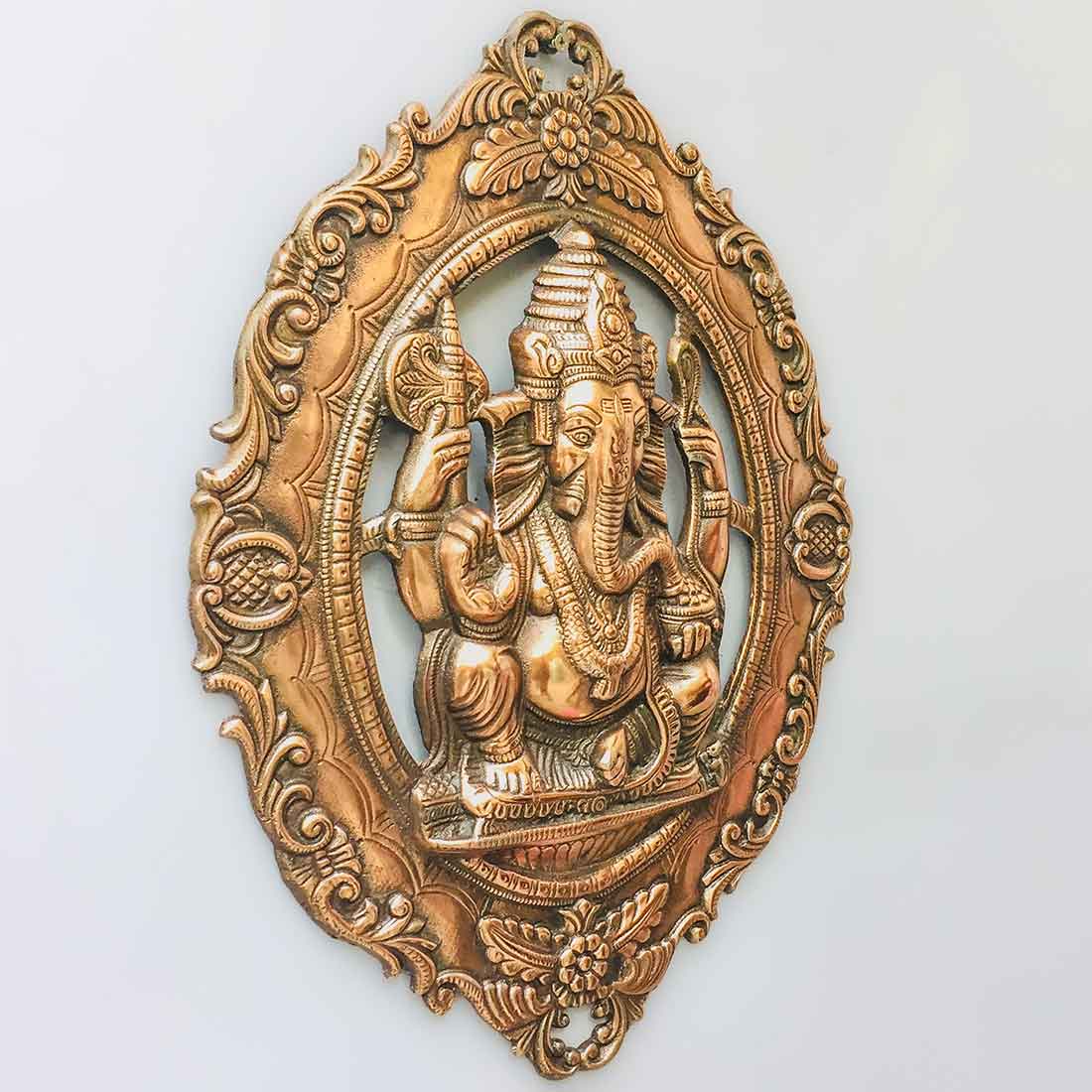 Ganpati Wall Art - For Pooja, Mandir & Home Decor - 20 Inch - ApkaMart