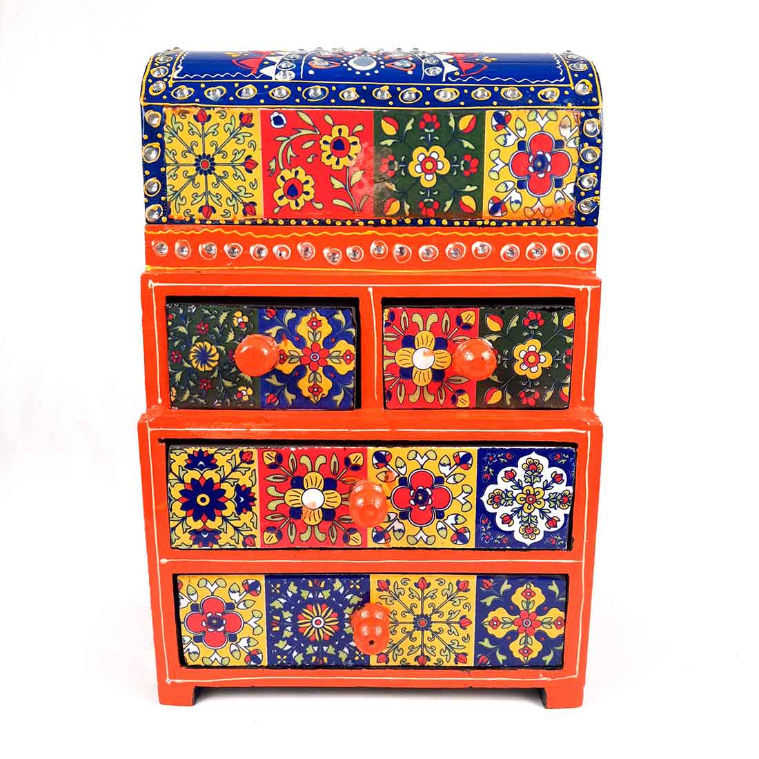 Jewelry Box Wooden | Jewellery Organizer | Multipurpose Storage Box - for Home Decor & Gifts - 13 Inch