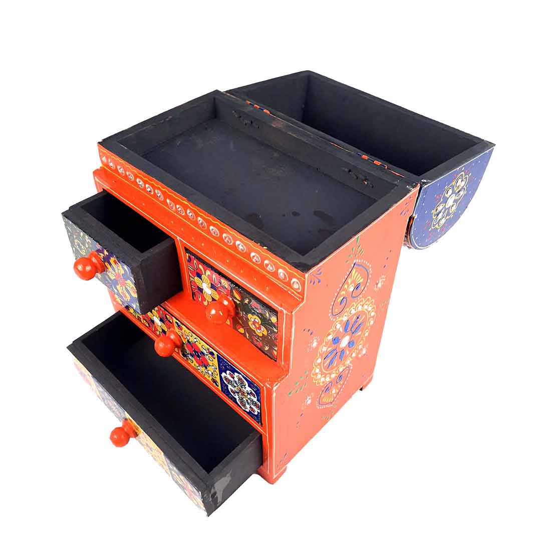 Jewelry Box Wooden | Jewellery Organizer | Multipurpose Storage Box - for Home Decor & Gifts - 13 Inch