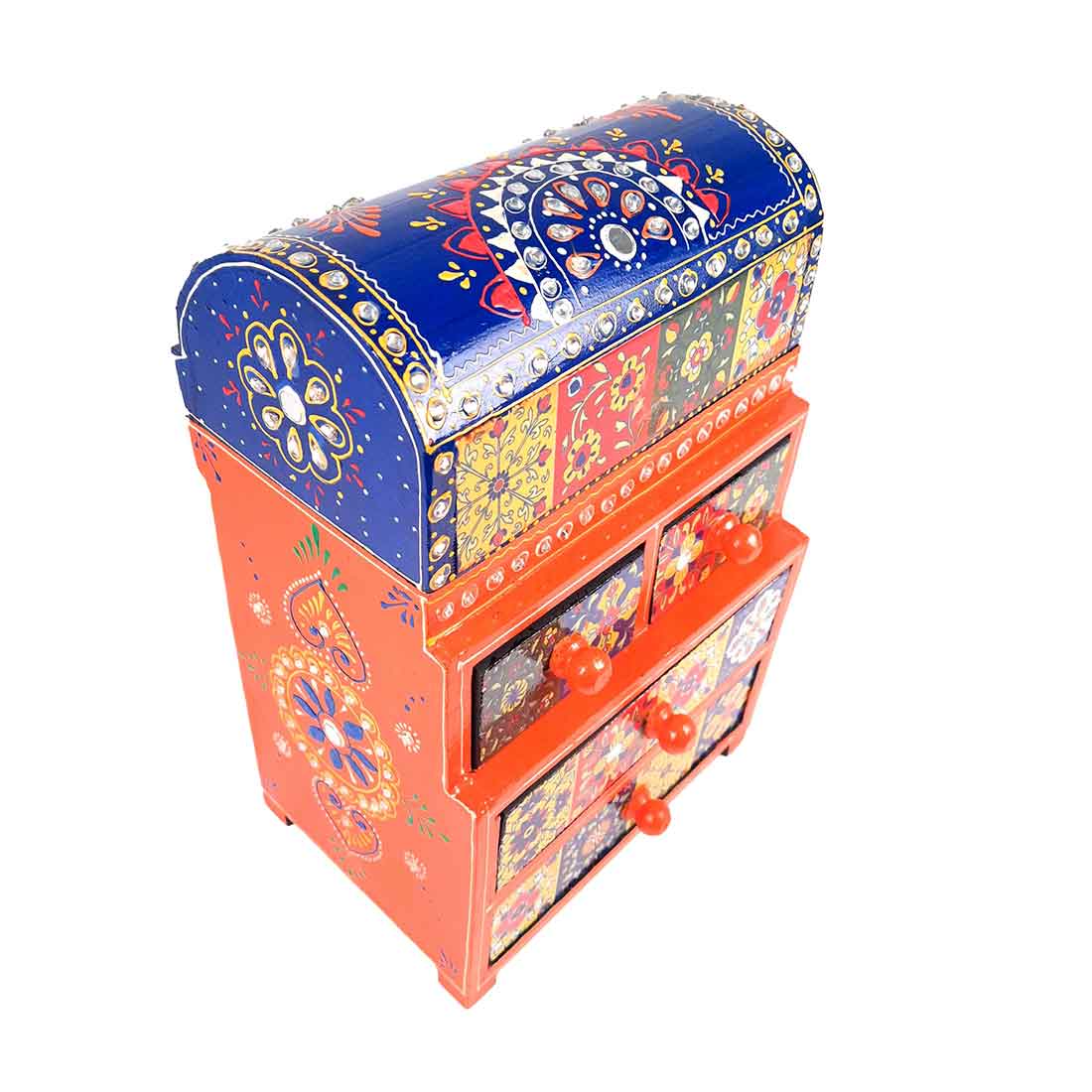 Jewelry Box Wooden | Jewellery Organizer | Multipurpose Storage Box - for Home Decor & Gifts - 13 Inch