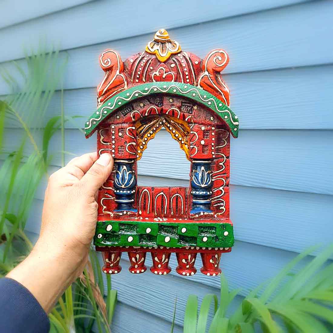 Jharokha Wall hanging - For Home Decor & Gifts - 10 Inch- Apkamart #style_Pack of 2