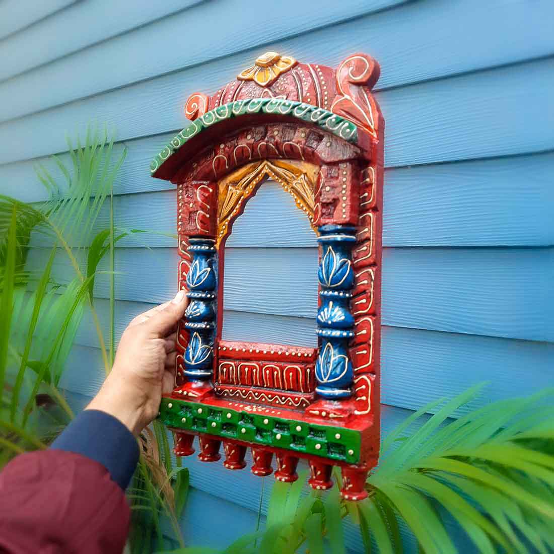 Wooden Frame Jharokha- Apkamart #style_Pack of 1