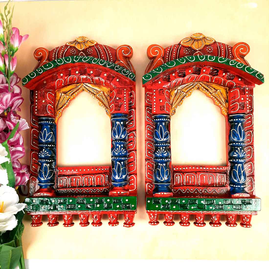 Wooden Frame Jharokha- Apkamart #style_Pack of 2