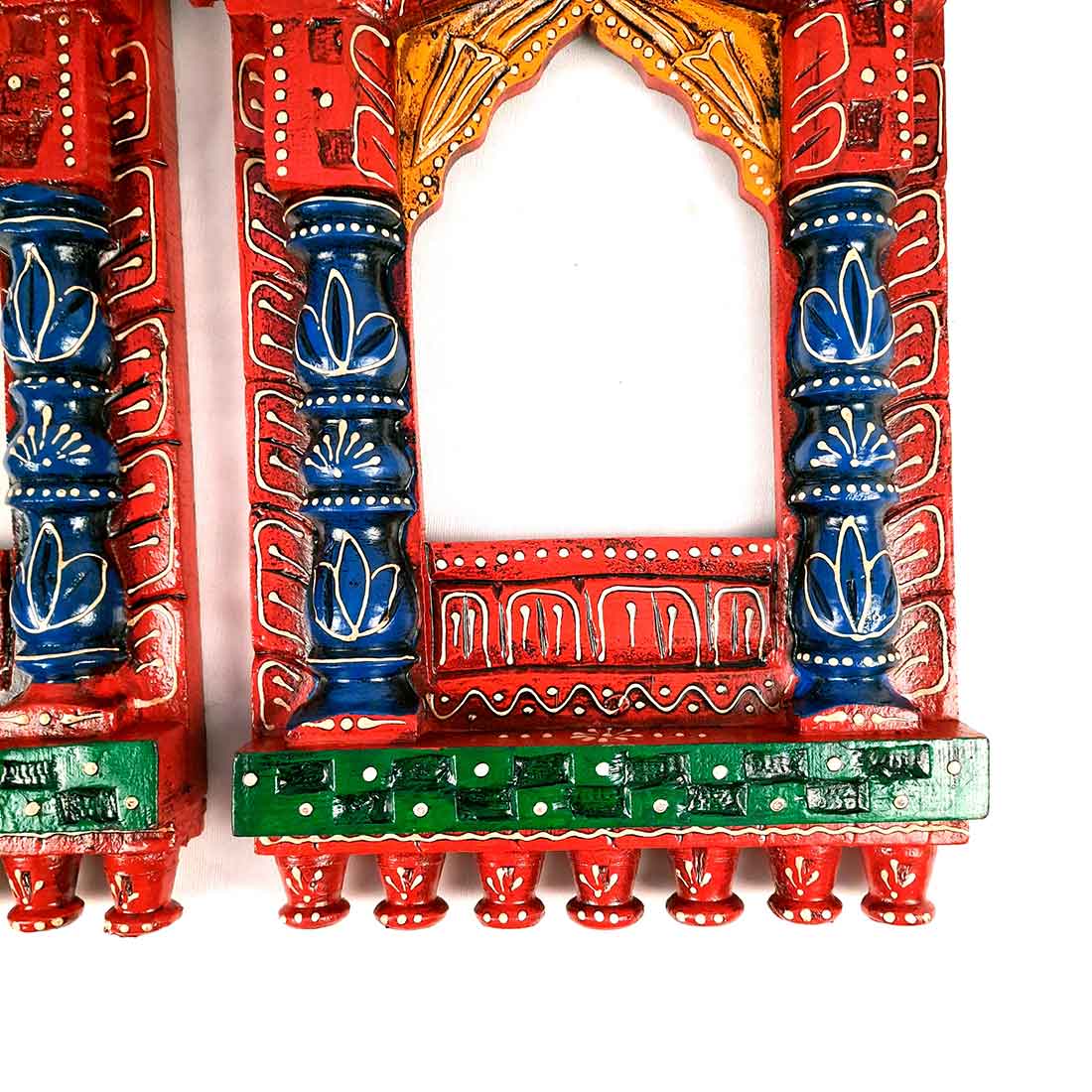 Wooden Frame Jharokha- Apkamart #style_Pack of 2