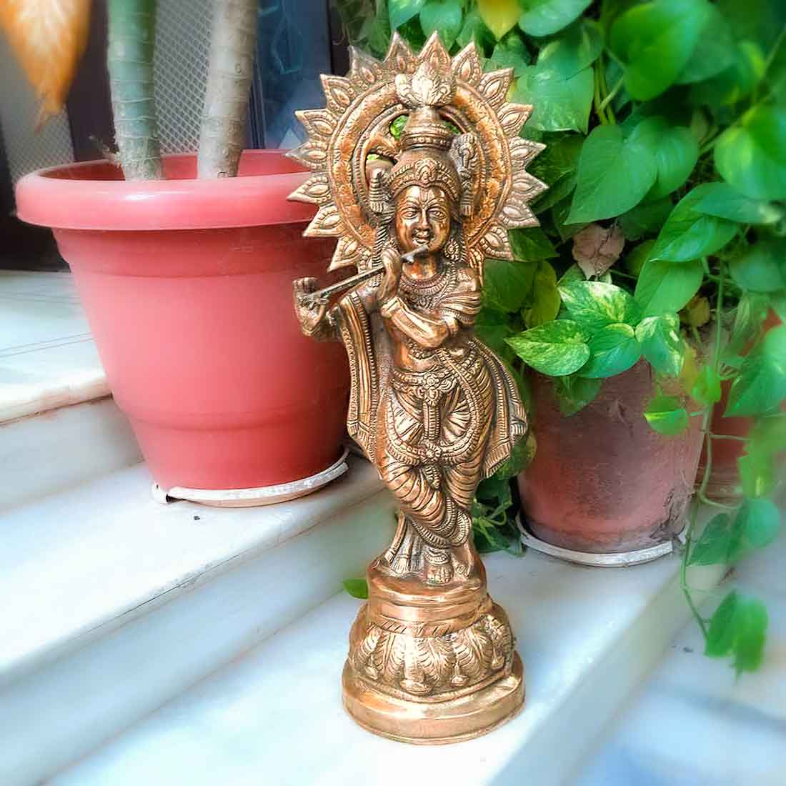 Krishna Bhagwan Murti- Apkamart #size_22 Inch