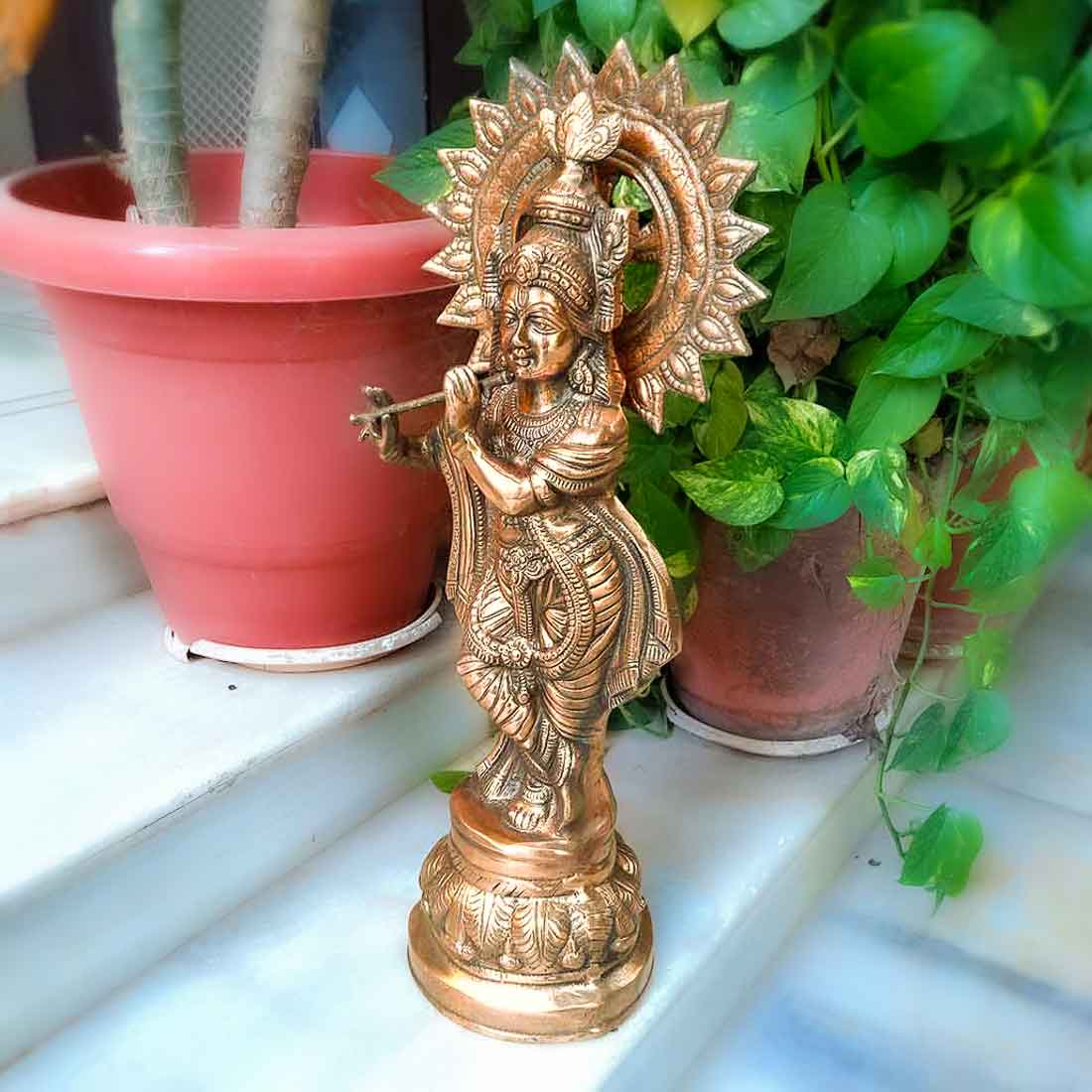 Krishna Bhagwan Murti- Apkamart #size_22 Inch