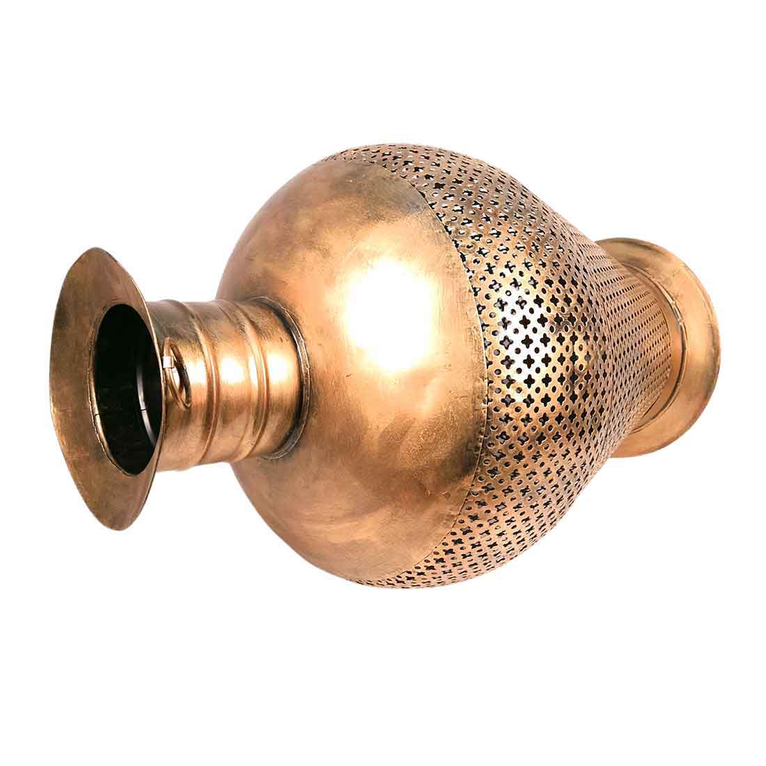 Vintage Vase with LED Lights - Antique Showpiece - For Table Decor & Gifts - 26 Inch