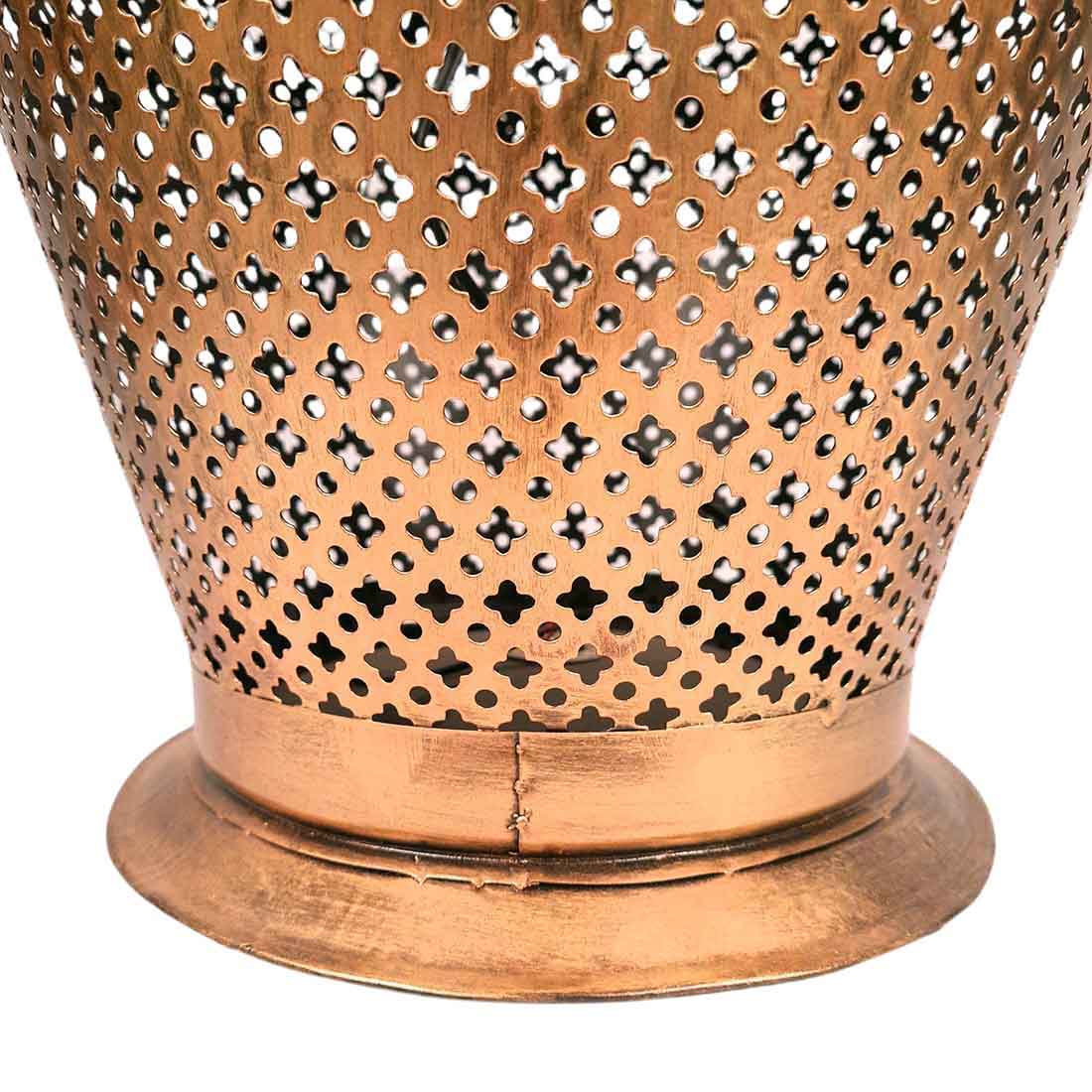 Vase With LED Lights | Flower Pot Cum Lamp | Vintage Vases - for Home, Living Room, Bedroom, Corner Decor & Gifts - 20 Inch