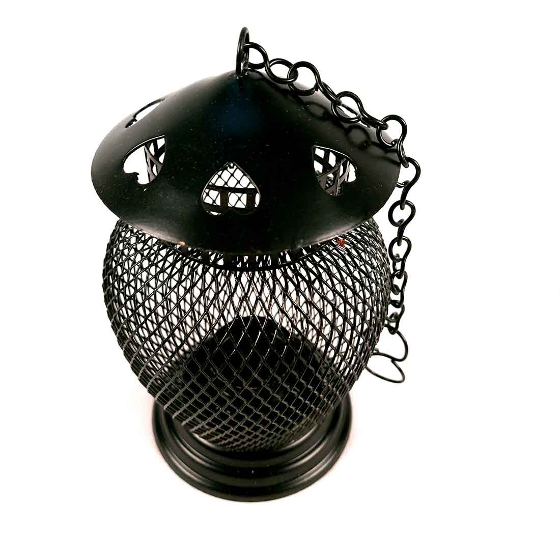 TeaLight Holder Hanging | Candle Holders Stand Wall Mount | Tea Light Candle Stands - Metal - For Home, Table, Living Room, Dining room, Bedroom Decor | For Festival Decoration & Gifts -Set of 2