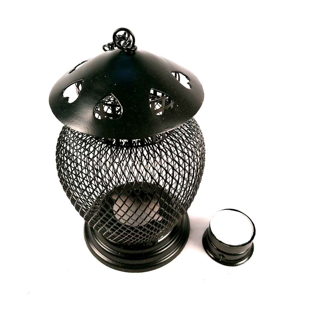 TeaLight Holder Hanging | Candle Holders Stand Wall Mount | Tea Light Candle Stands - Metal - For Home, Table, Living Room, Dining room, Bedroom Decor | For Festival Decoration & Gifts -Set of 2