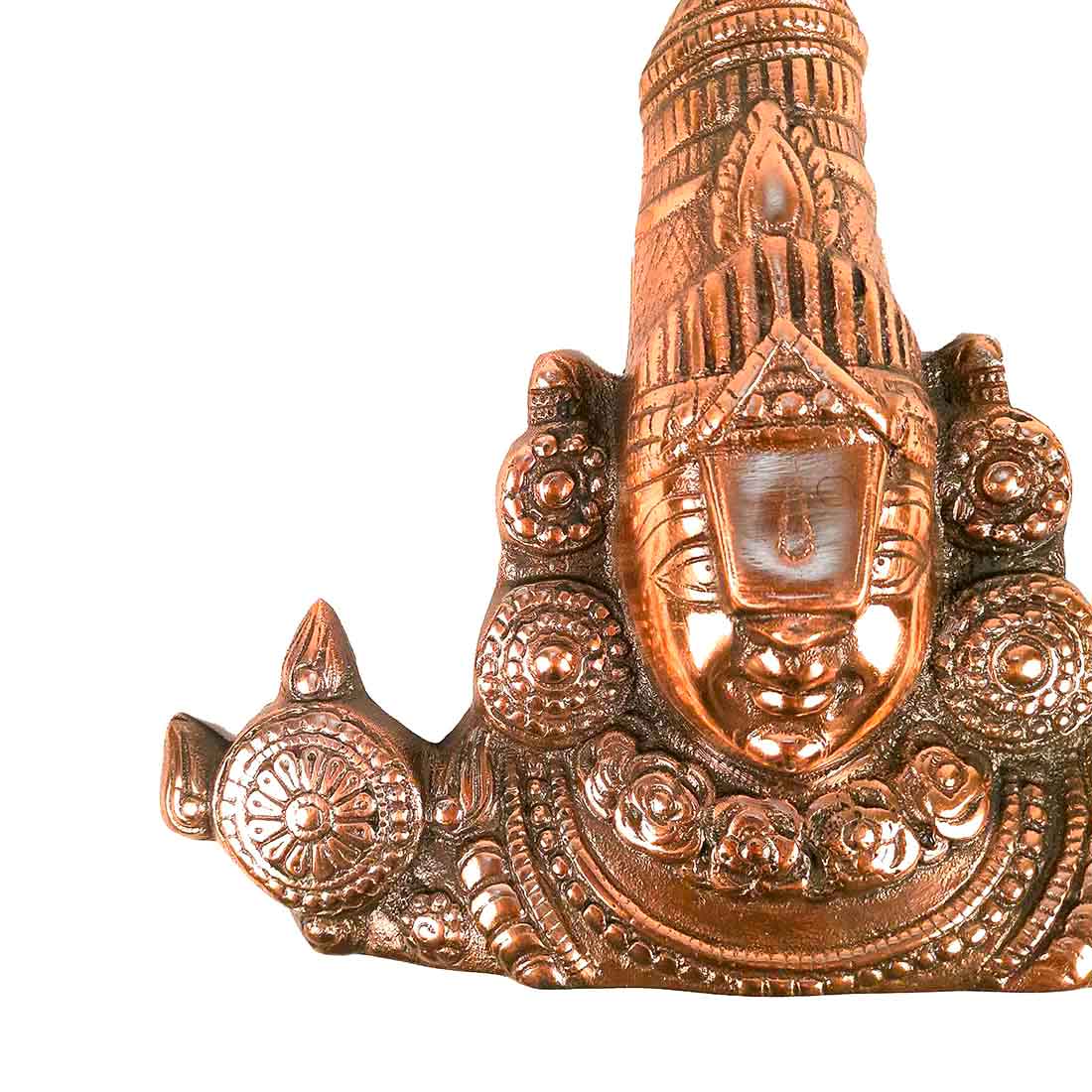 Sri Balaji Wall Hanging Idol | Venkateswara Swami Wall Statue | Tirupati Balaji Wall Hanging Murti | Religious & Spiritual Sculpture - for Gift, Home, Living Room, Office, Puja Room Decoration - 12 Inch