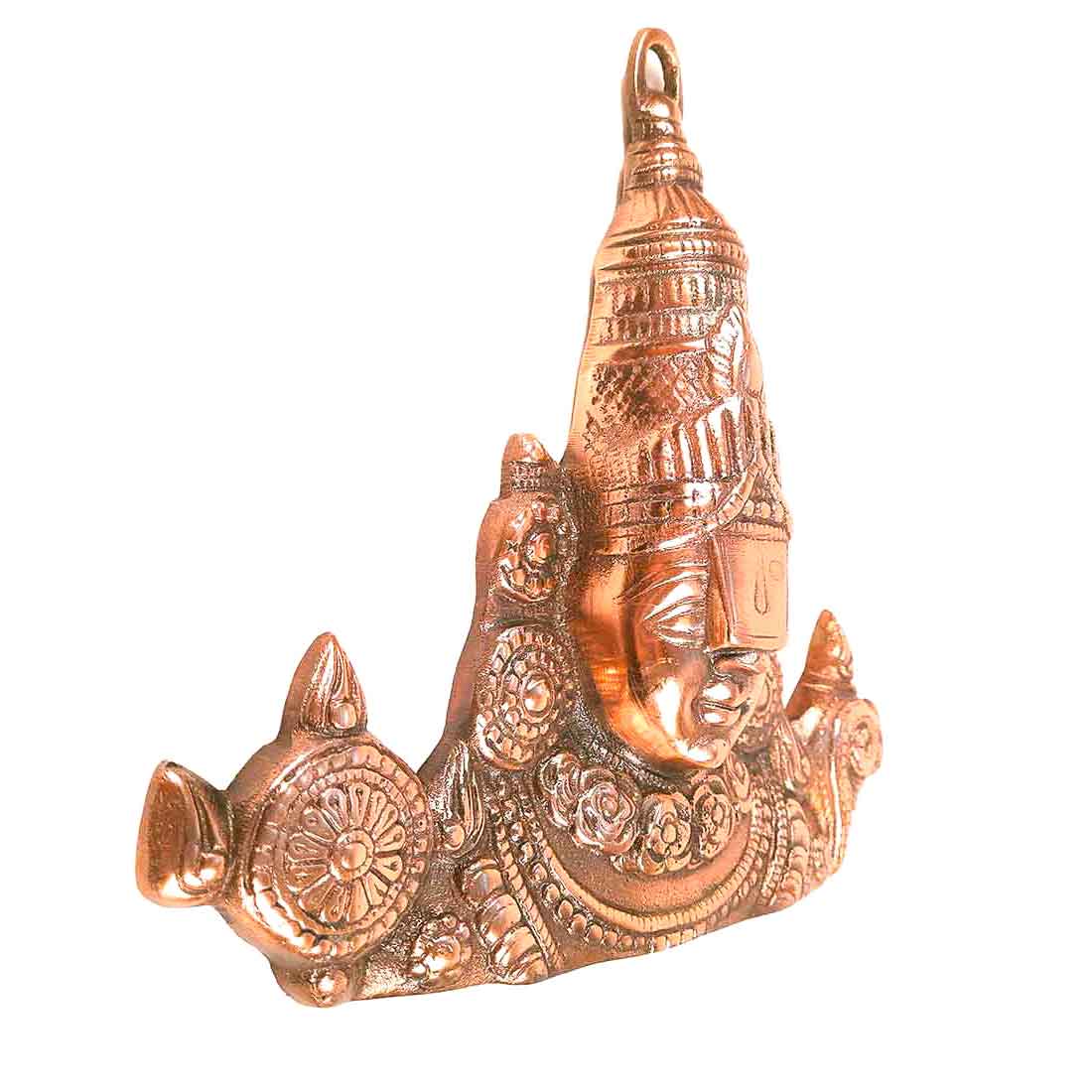 Sri Balaji Wall Hanging Idol | Venkateswara Swami Wall Statue | Tirupati Balaji Wall Hanging Murti | Religious & Spiritual Sculpture - for Gift, Home, Living Room, Office, Puja Room Decoration - 12 Inch
