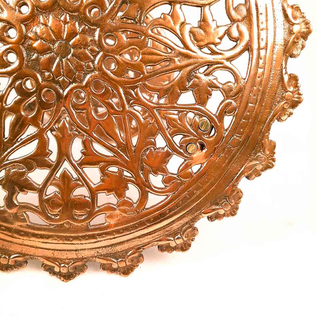 Side Table | End Table In Metal | Coffee Tables - for Living Room, Bedside, Sofa Side Stool, Corners, Home Decor & Gifts | Vintage Center Table - 17 Inch