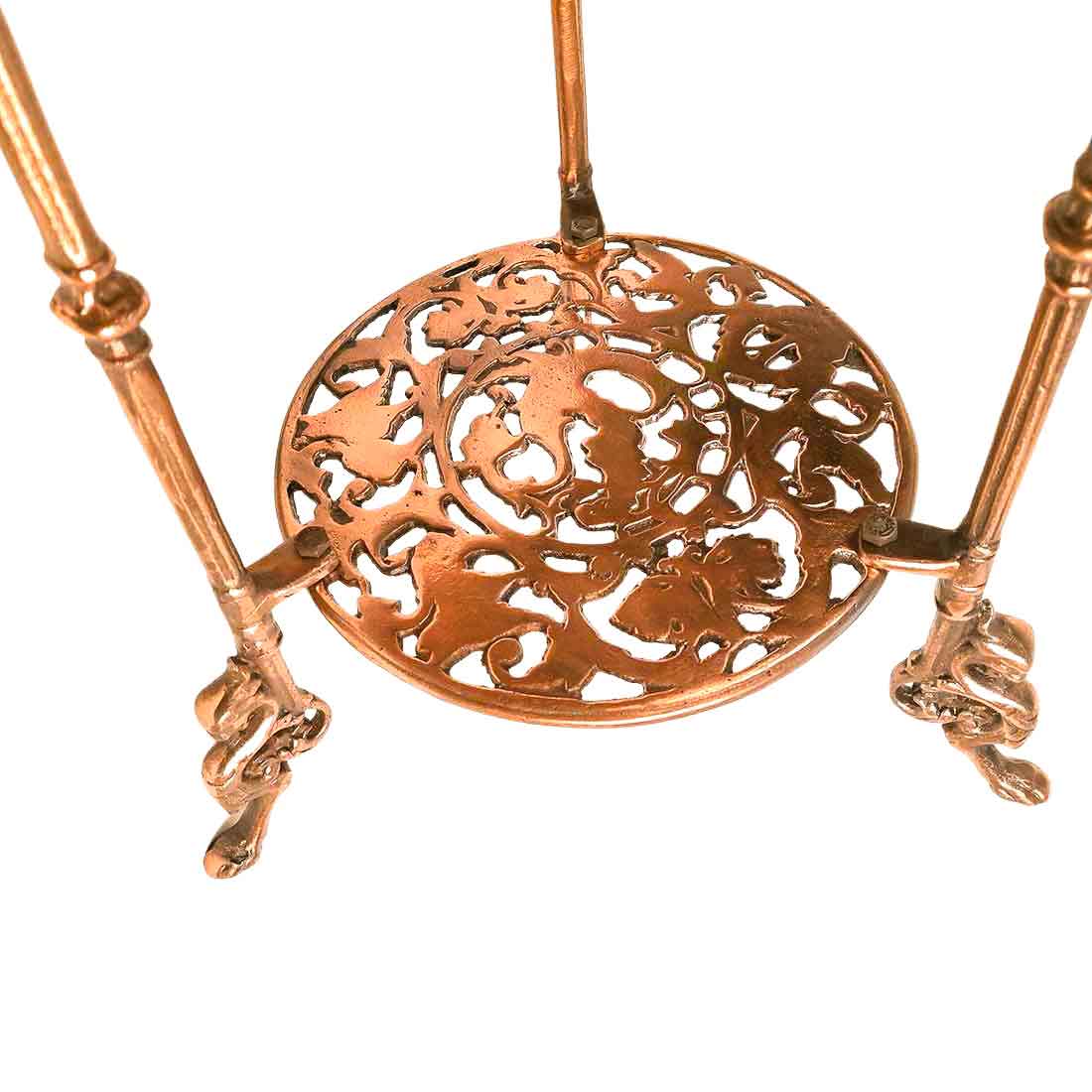 Side Table | End Table In Metal | Coffee Tables - for Living Room, Bedside, Sofa Side Stool, Corners, Home Decor & Gifts | Vintage Center Table - 17 Inch