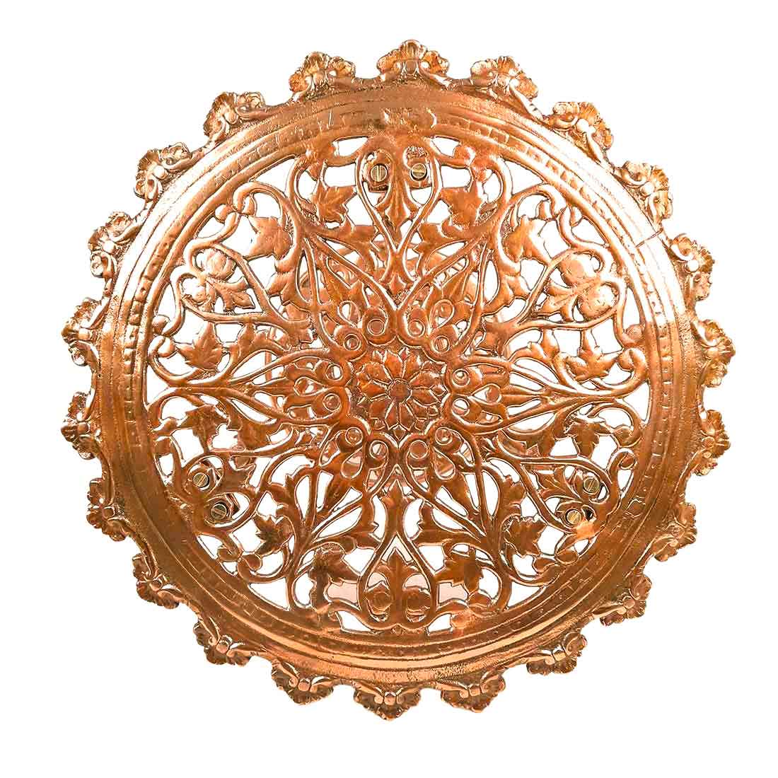 Side Table | End Table In Metal | Coffee Tables - for Living Room, Bedside, Sofa Side Stool, Corners, Home Decor & Gifts | Vintage Center Table - 17 Inch