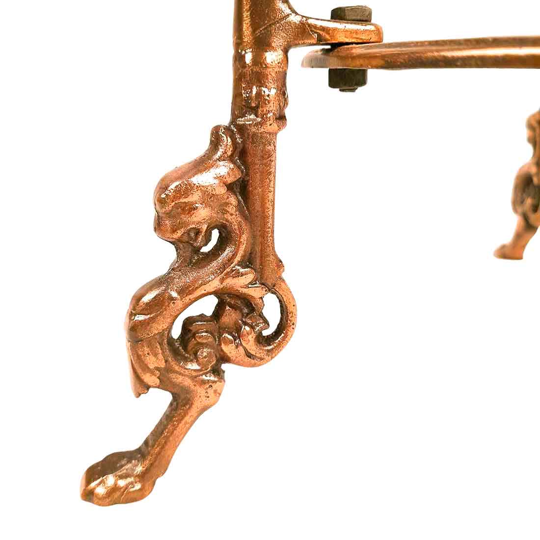 Side Table | End Table In Metal | Coffee Tables - for Living Room, Bedside, Sofa Side Stool, Corners, Home Decor & Gifts | Vintage Center Table - 17 Inch