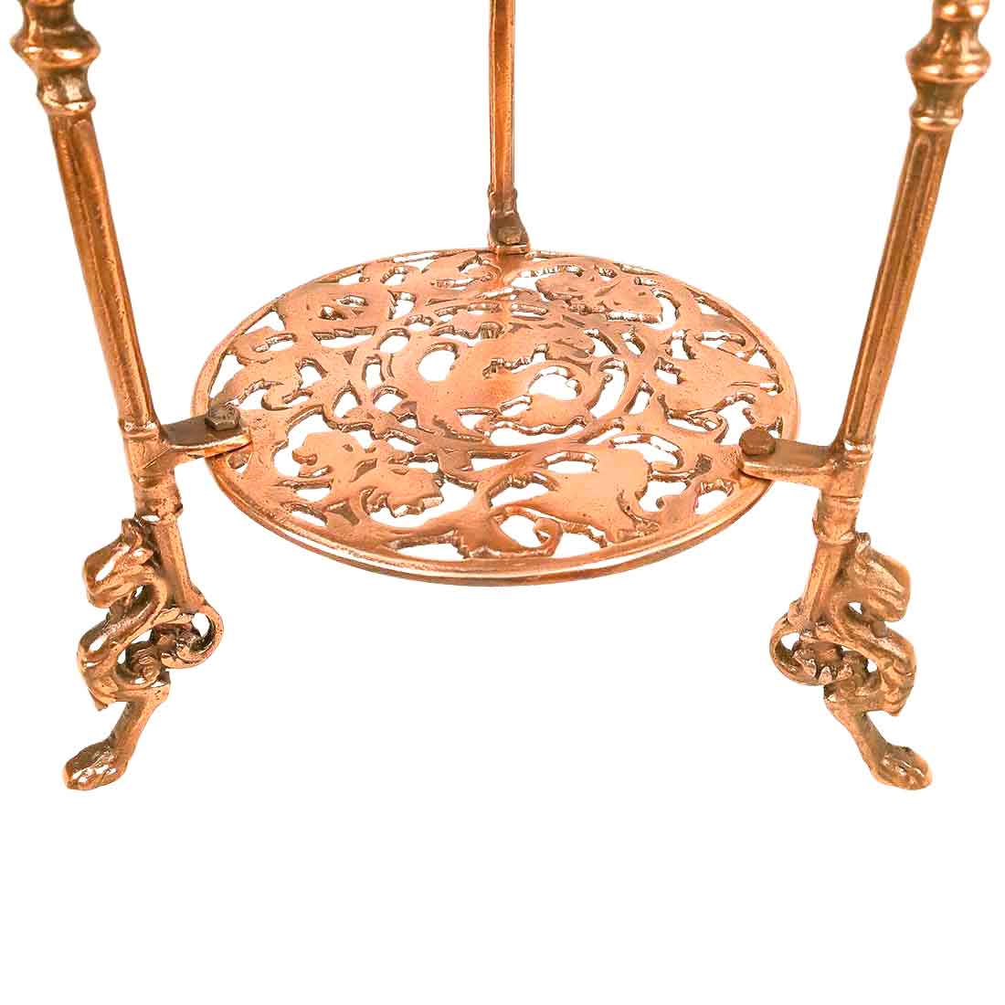 Side Table | End Table In Metal | Coffee Tables - for Living Room, Bedside, Sofa Side Stool, Corners, Home Decor & Gifts | Vintage Center Table - 17 Inch