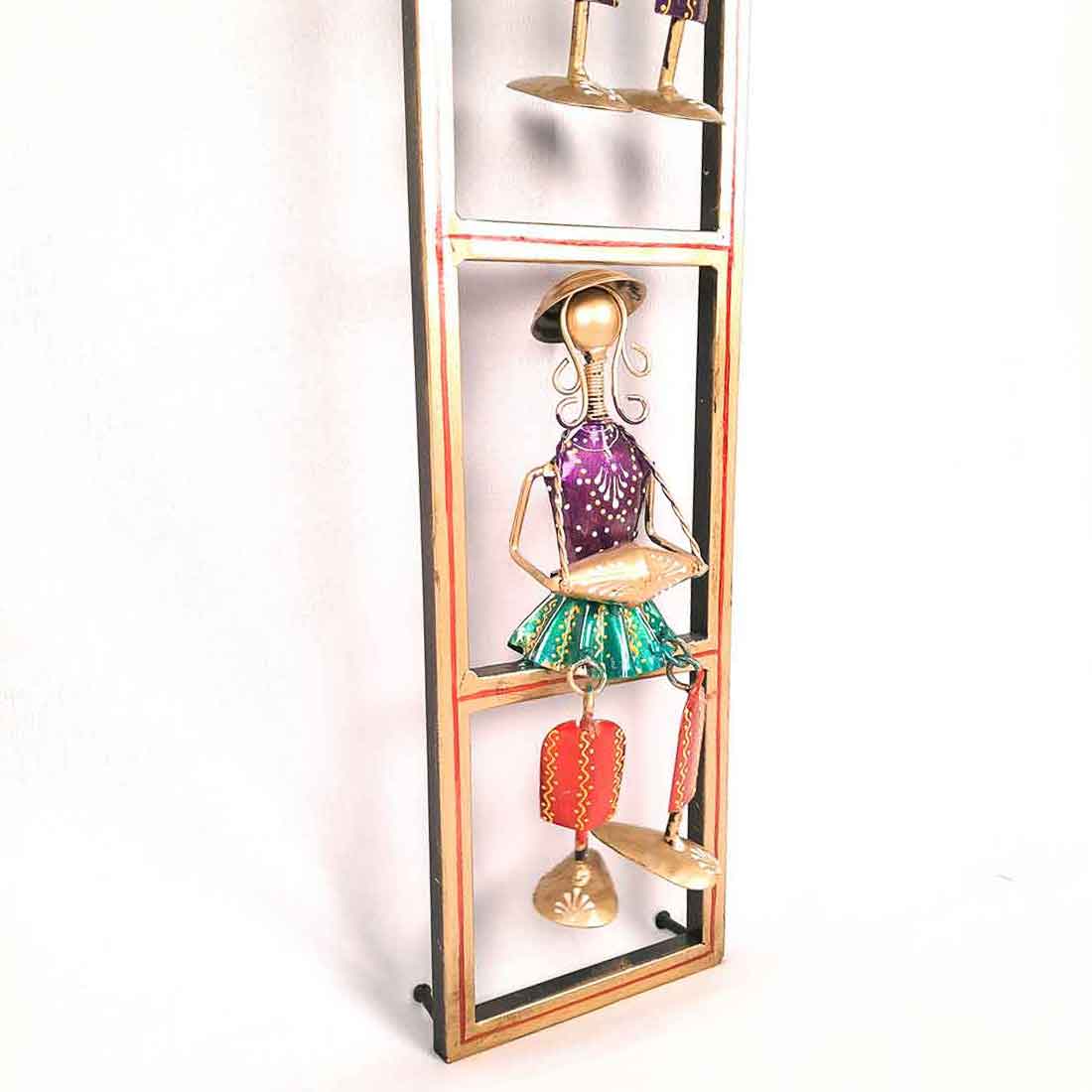 Wall Hanging Musicians for Living Room | Metal Wall Decor - For Home, Office, Hallway & Gifts -36 Inch