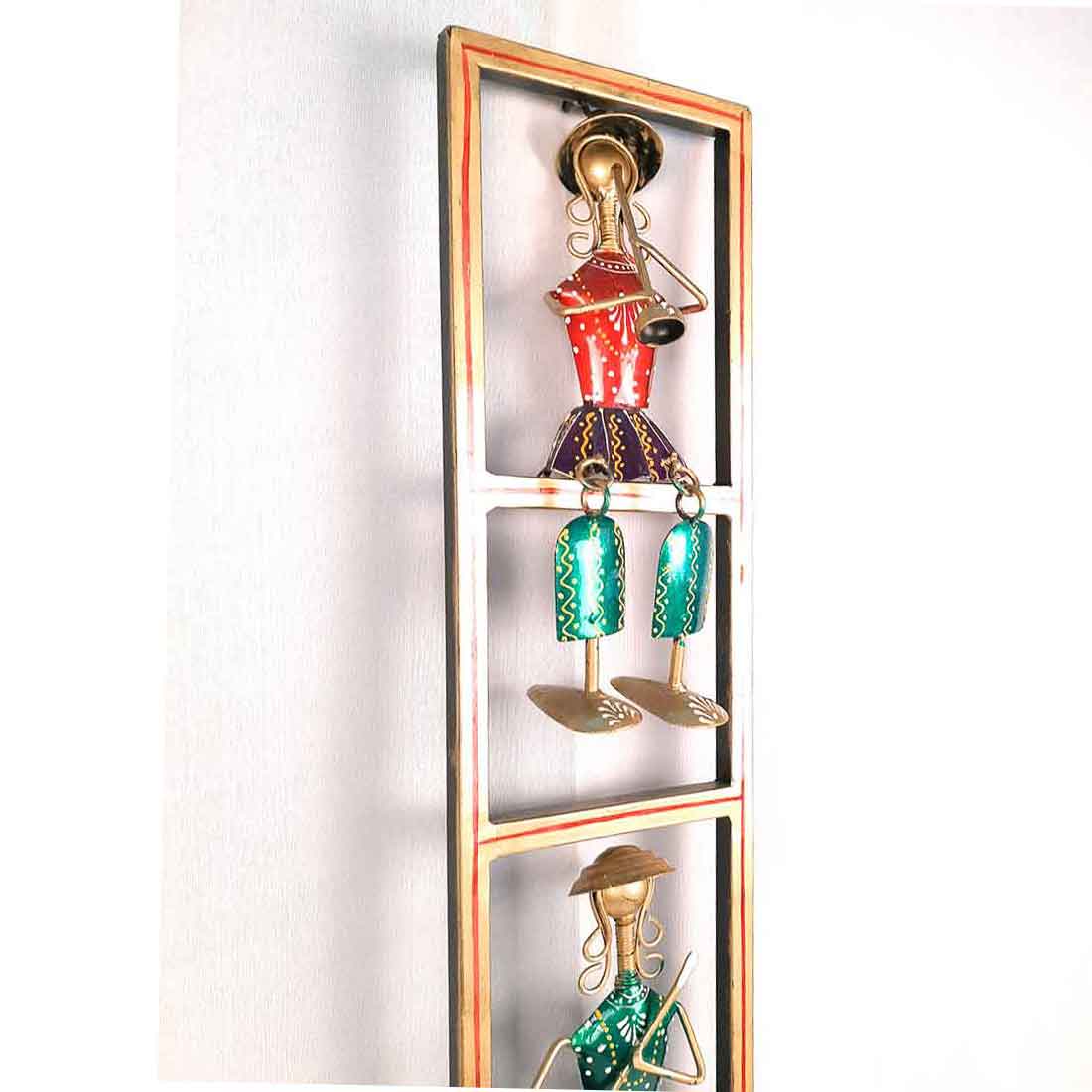 Wall Hanging Musicians for Living Room | Metal Wall Decor - For Home, Office, Hallway & Gifts -36 Inch