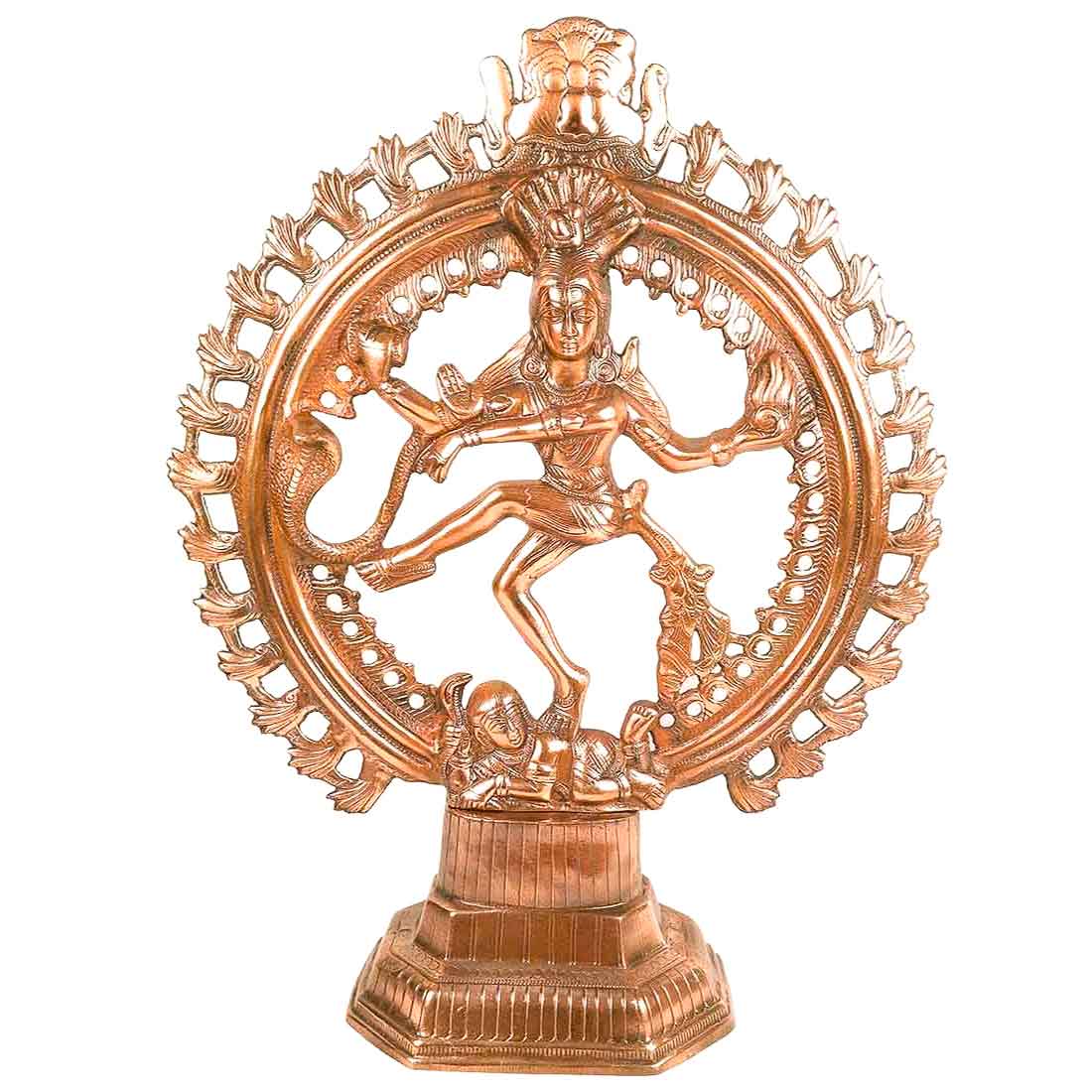 Natraj Statue - Nataraja Shiva Idol Murti - for Home, Puja, Living Room & Office | Antique Idol for Religious & Spiritual Decor - for Home, Puja, Living Room Decor & Gifts - 24 Inch