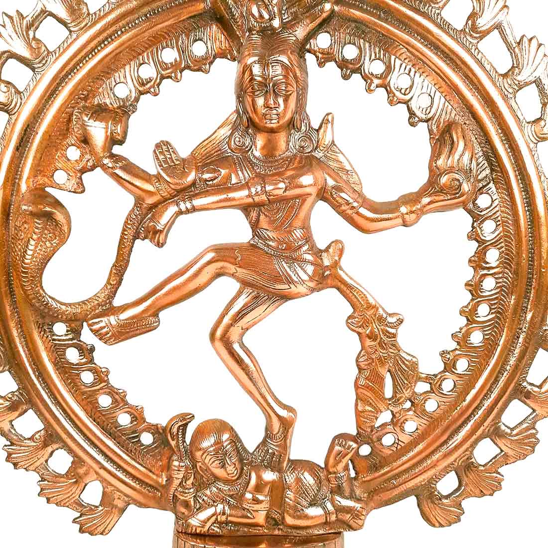 Natraj Statue - Nataraja Shiva Idol Murti - for Home, Puja, Living Room & Office | Antique Idol for Religious & Spiritual Decor - for Home, Puja, Living Room Decor & Gifts - 24 Inch