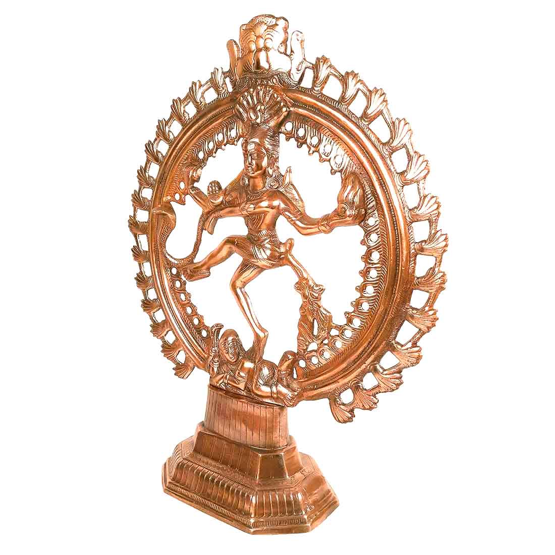 Natraj Statue - Nataraja Shiva Idol Murti - for Home, Puja, Living Room & Office | Antique Idol for Religious & Spiritual Decor - for Home, Puja, Living Room Decor & Gifts - 24 Inch