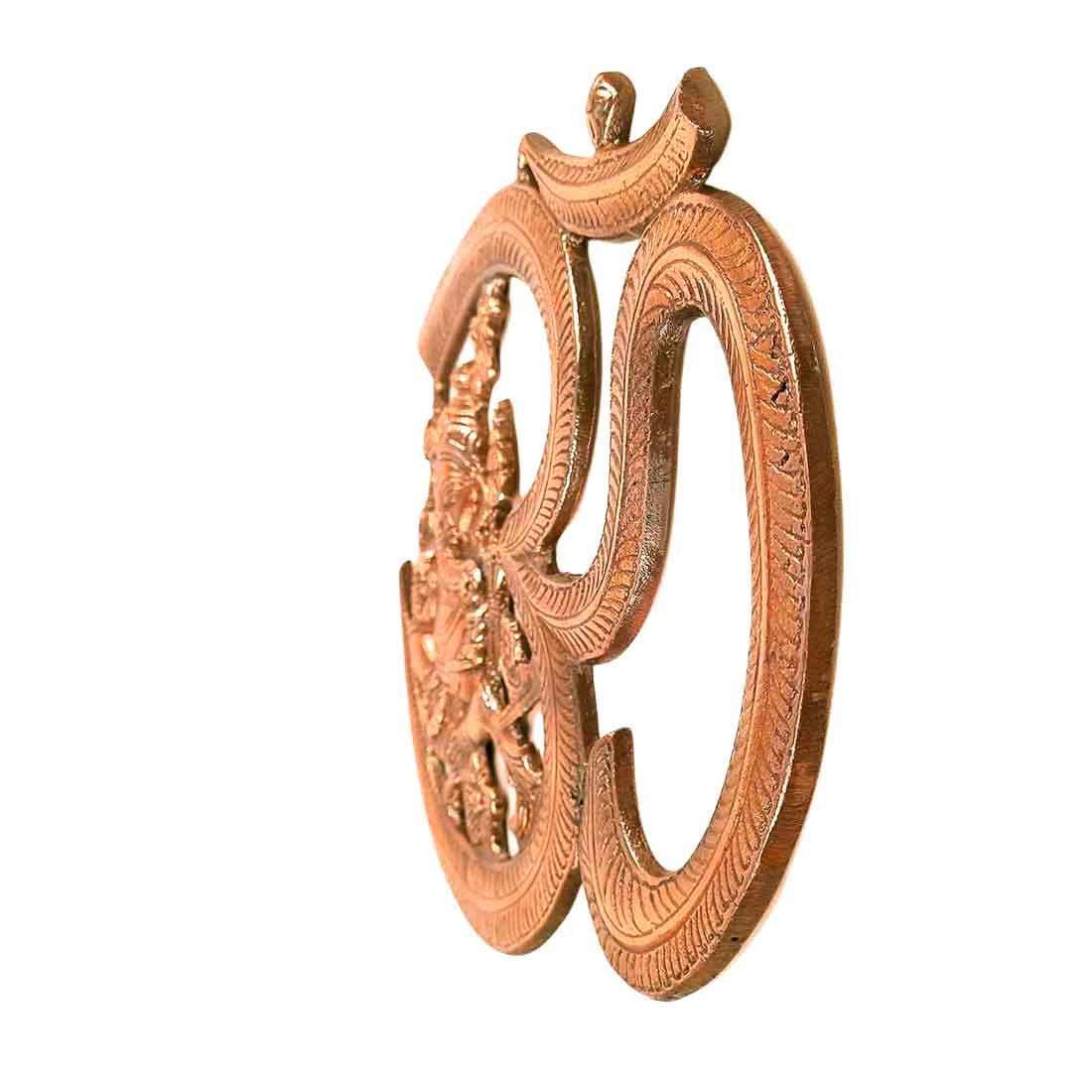 Ganesh Wall Hanging Murti | Ganesha With Om Wall Idol Decor - for Entrance Door | Ganesha Statue Hangings - for Home, Puja, Temple, Religious Decor & Gift - 10 Inch