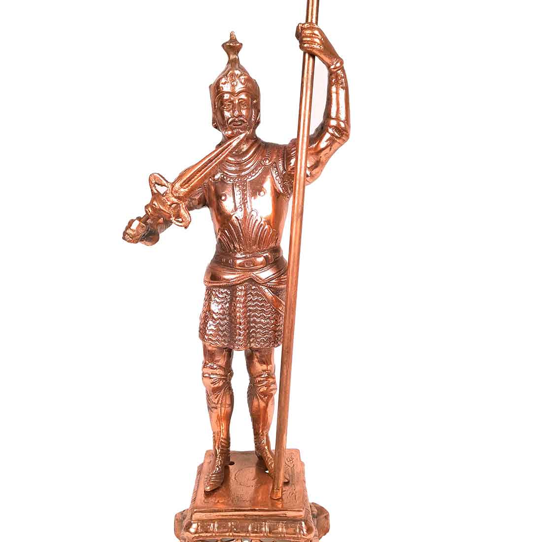 Soldier Figurine | Warrior Statue | Antique Showpieces - For Home, Corner, Living Room, Office, Restaurants Decor - 30 Inch