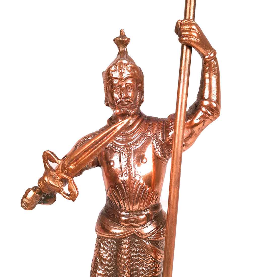 Soldier Figurine | Warrior Statue | Antique Showpieces - For Home, Corner, Living Room, Office, Restaurants Decor - 30 Inch