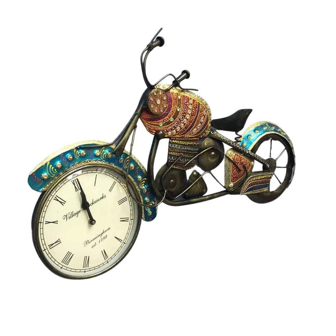 Bike & Clock Wall | Designer Wall Clock | Modern Wall Clock - ApkaMart