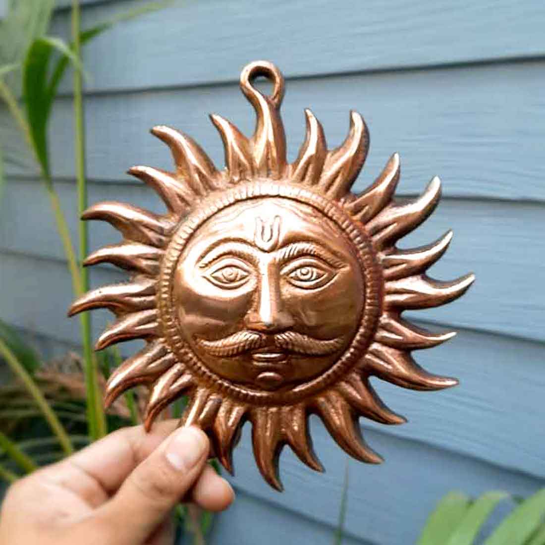 Sun Wall Hanging - For Living Room & Home Decor - 7 Inch