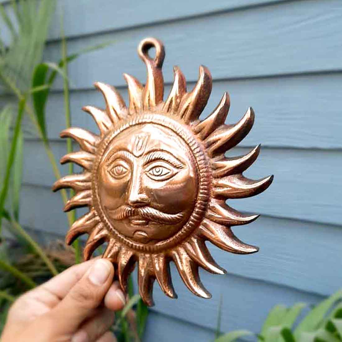 Sun Wall Hanging - For Living Room & Home Decor - 7 Inch