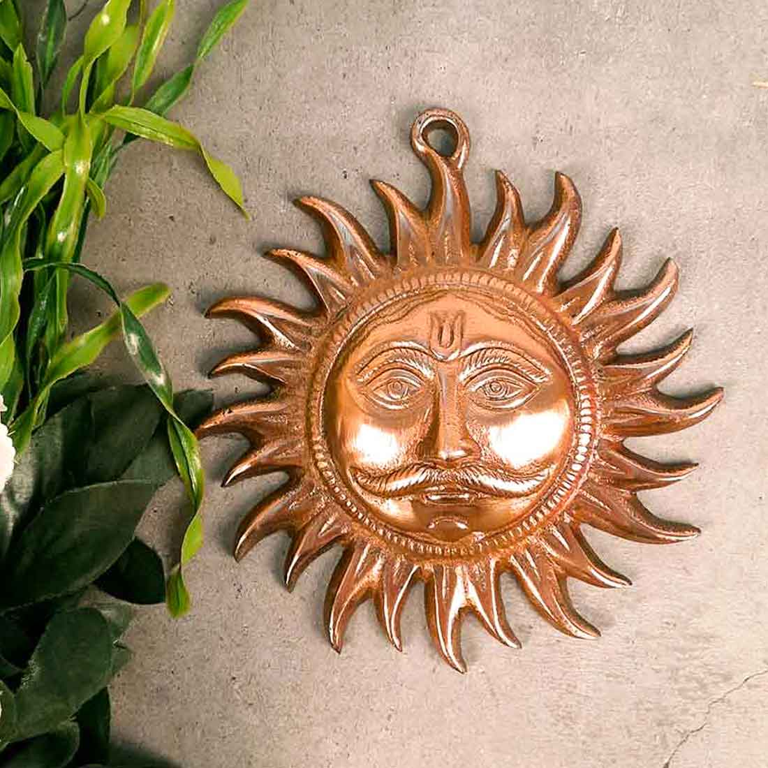 Sun Wall Hanging - For Living Room & Home Decor - 7 Inch