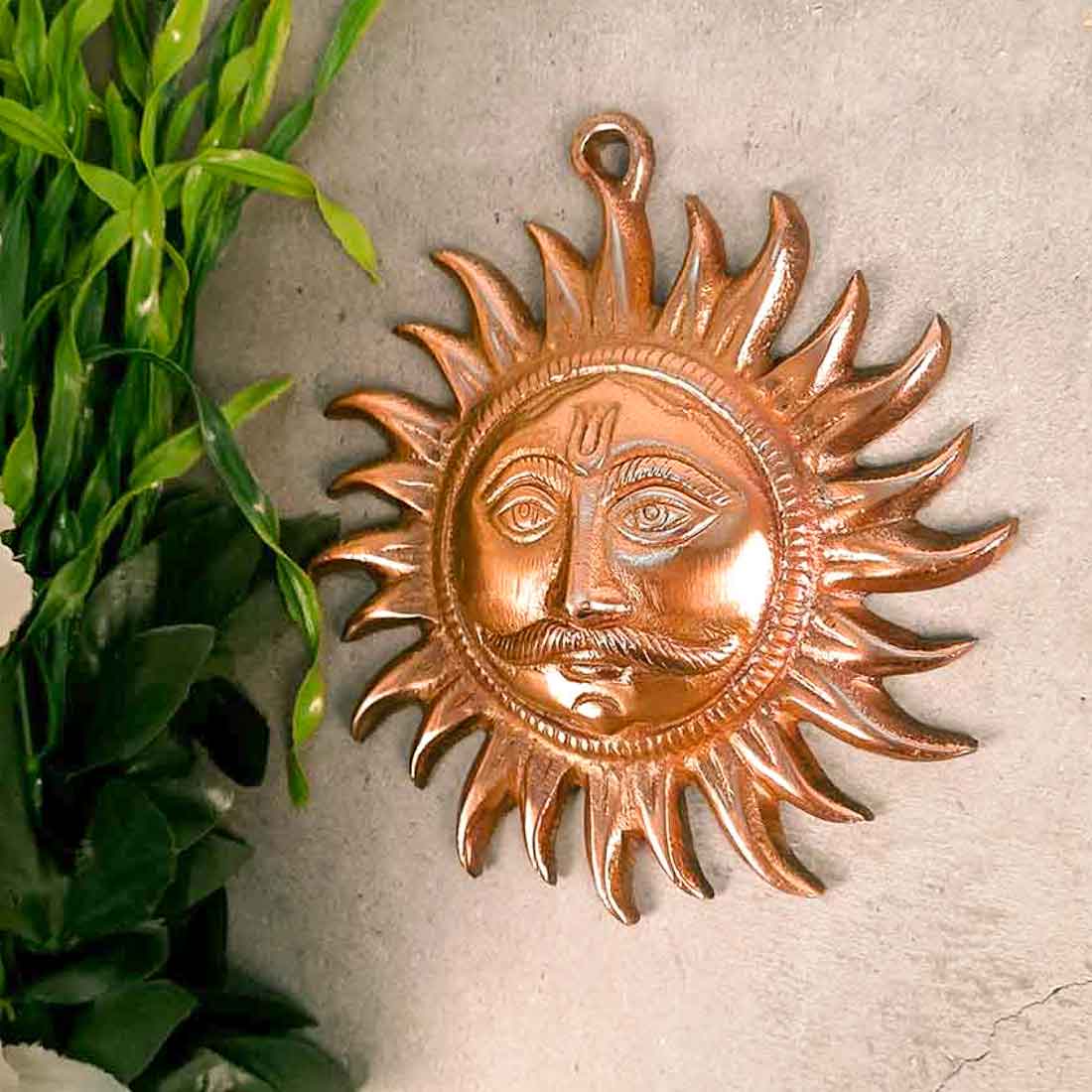 Sun Wall Hanging - For Living Room & Home Decor - 7 Inch