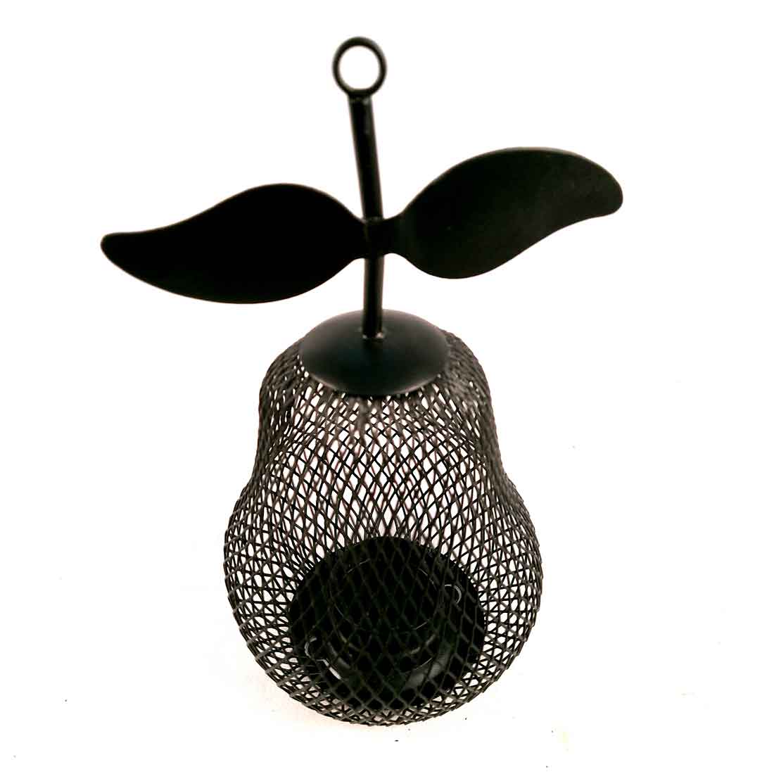 Candle Holder Stands | TeaLight Holders With One Slots | Tea Light Candle Stand - Pear Design - For Home, Table, Living Room, Dining room, Bedroom Decor | For Diwali Decoration & Gifts - 8 Inch