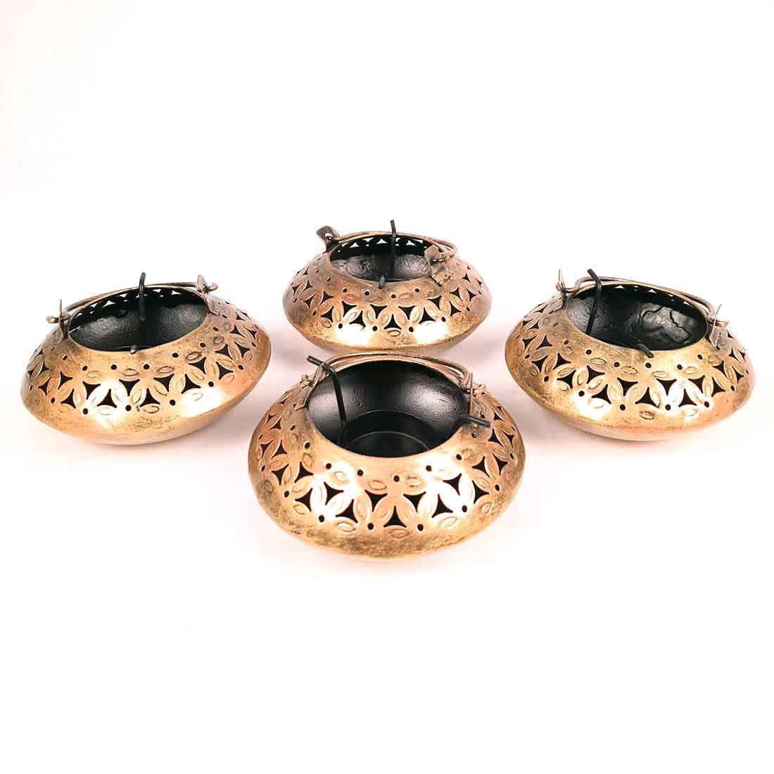 T Light Holder - Apkamart #style_Pack of 4