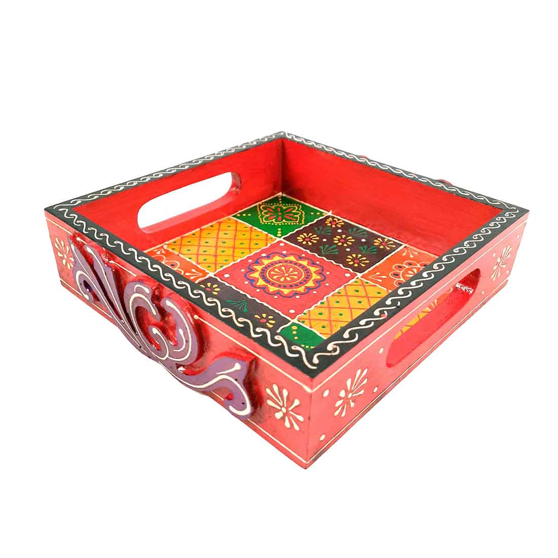 Wooden Tray for Decoration - 8 Inch - ApkaMart