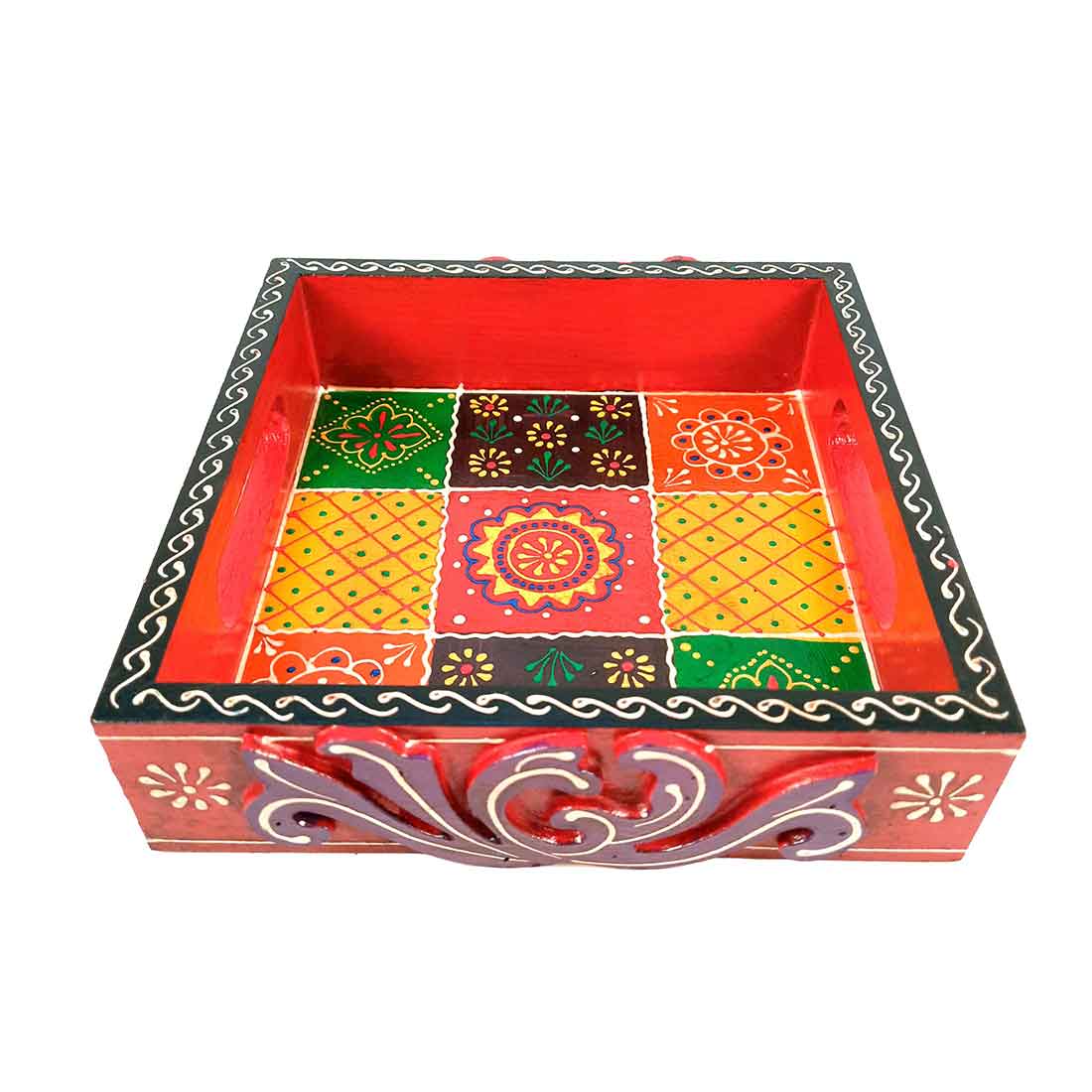 Wooden Tray for Decoration - 8 Inch - ApkaMart